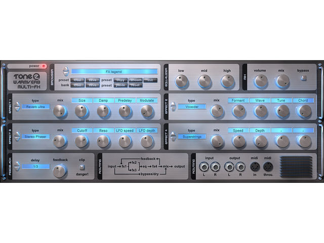 Tone2 has even included a routing diagram, which is handy.